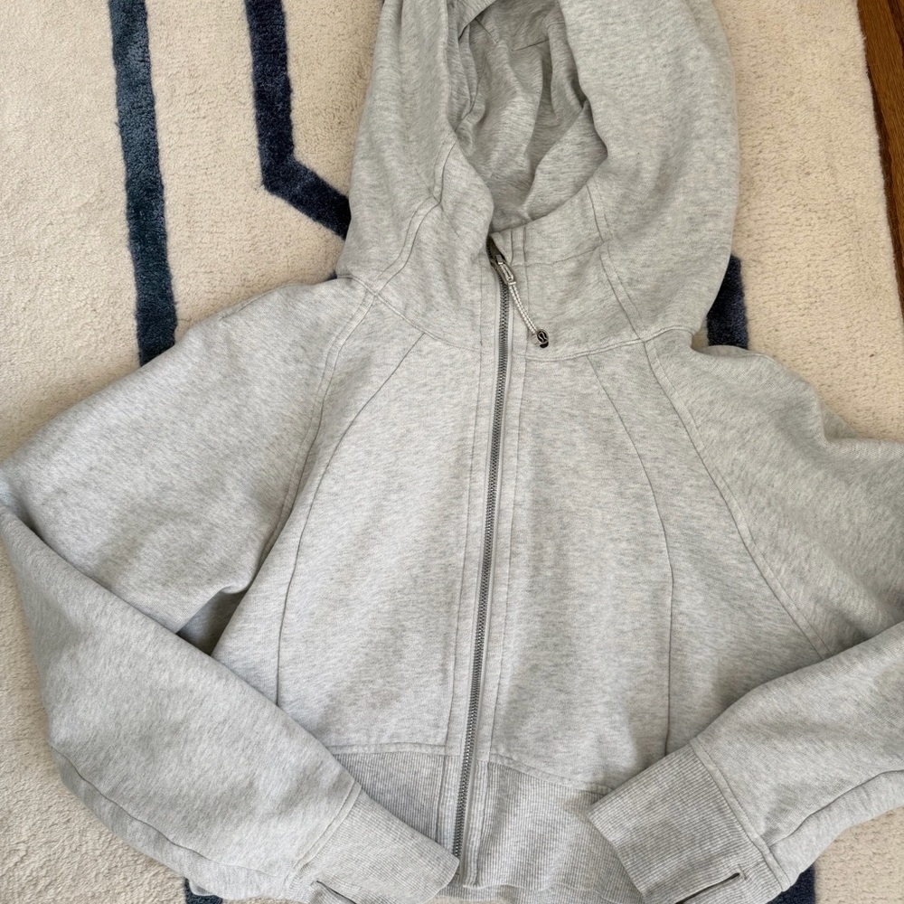 Lululemon Gray Zip-Up Hoodie